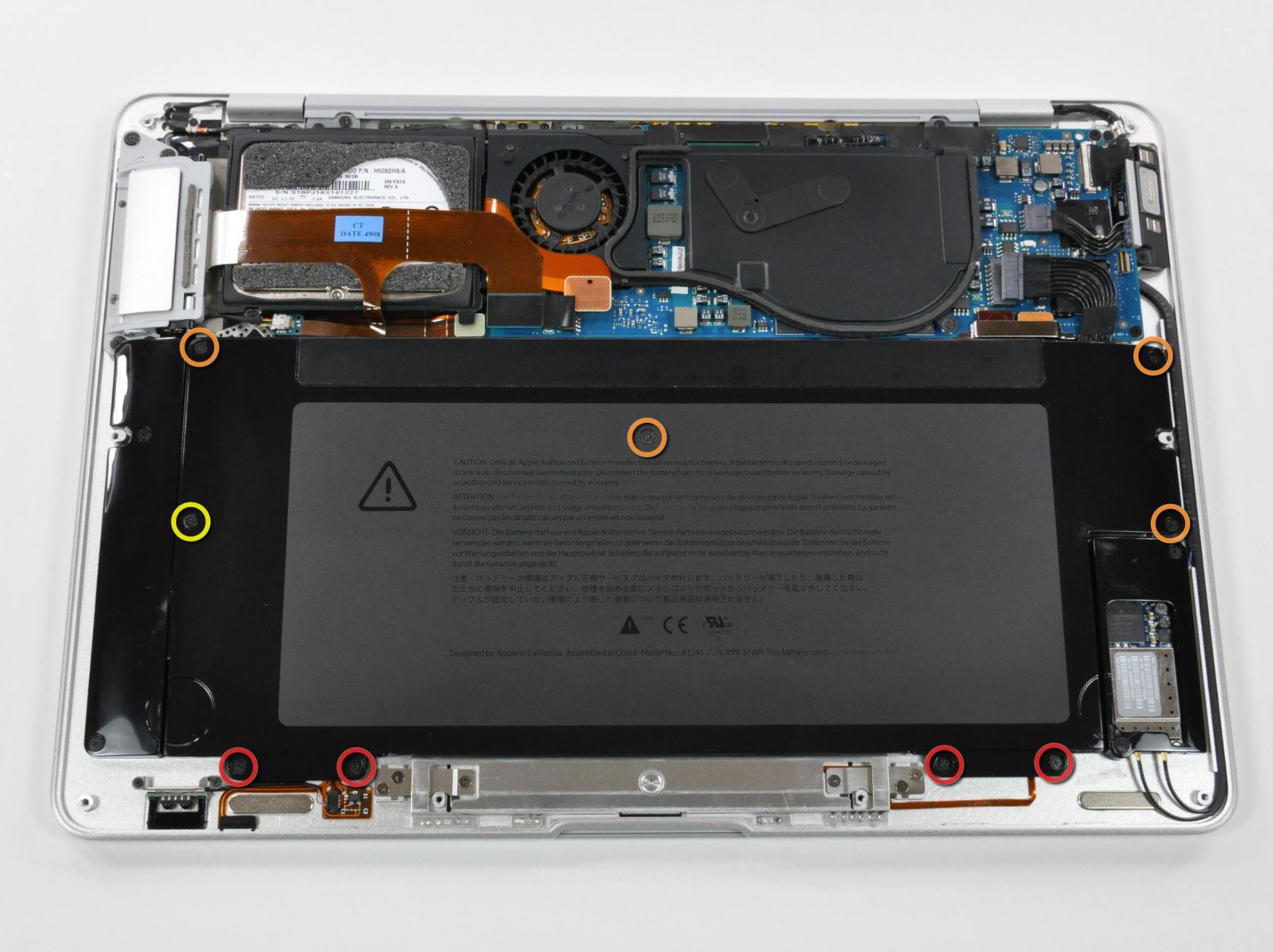 Apple A1245 Battery Replacement Guide