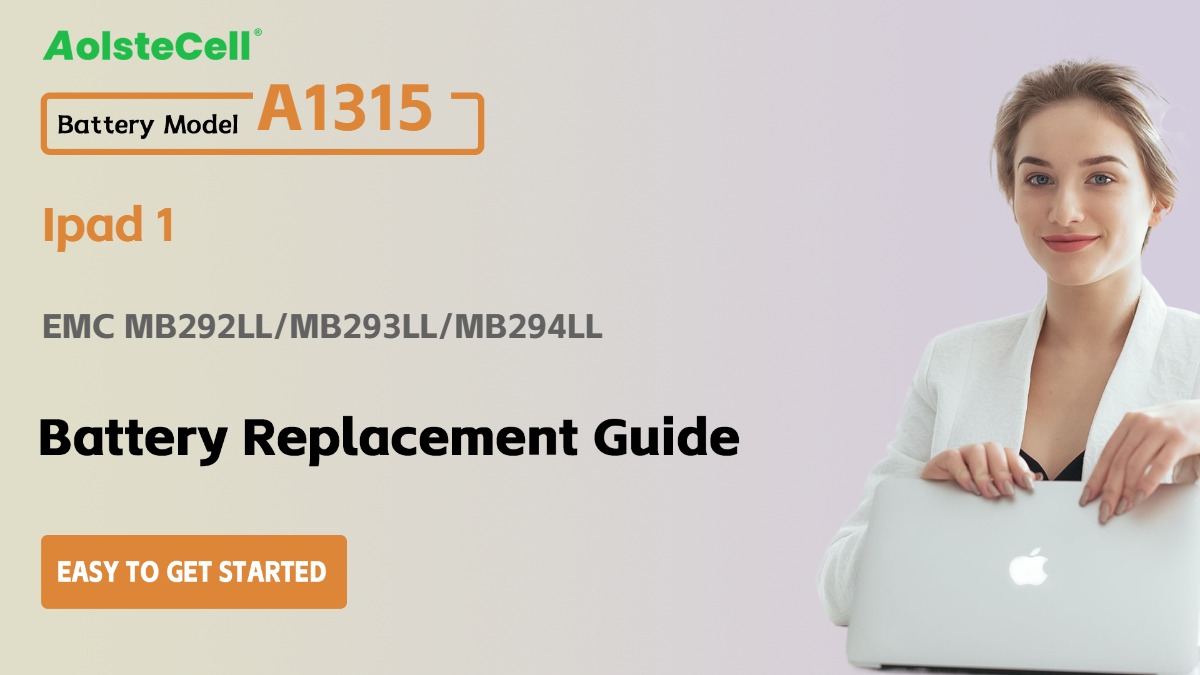 Apple A1315 Battery Replacement Guide
