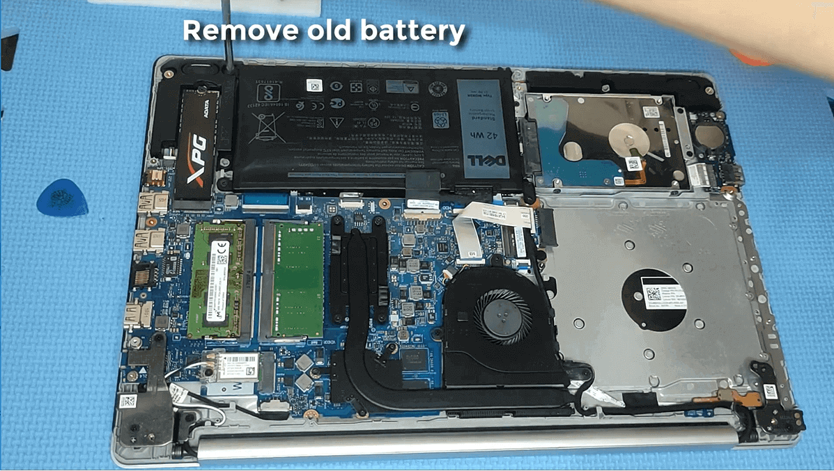 Battery Removal Tutorial For Dell WDX0R  / Inspiron 15 7000 / Inspiron 7580 /  Inspiron 15 7570