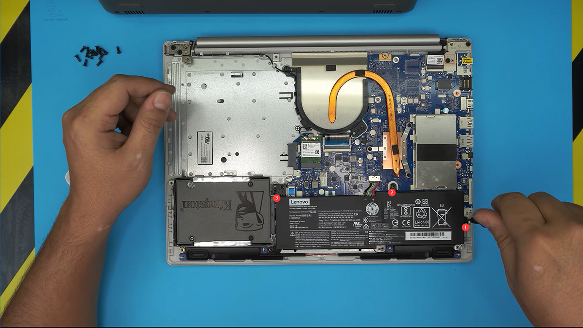 Lenovo L16M2PB1 Battery Removal Tutorial