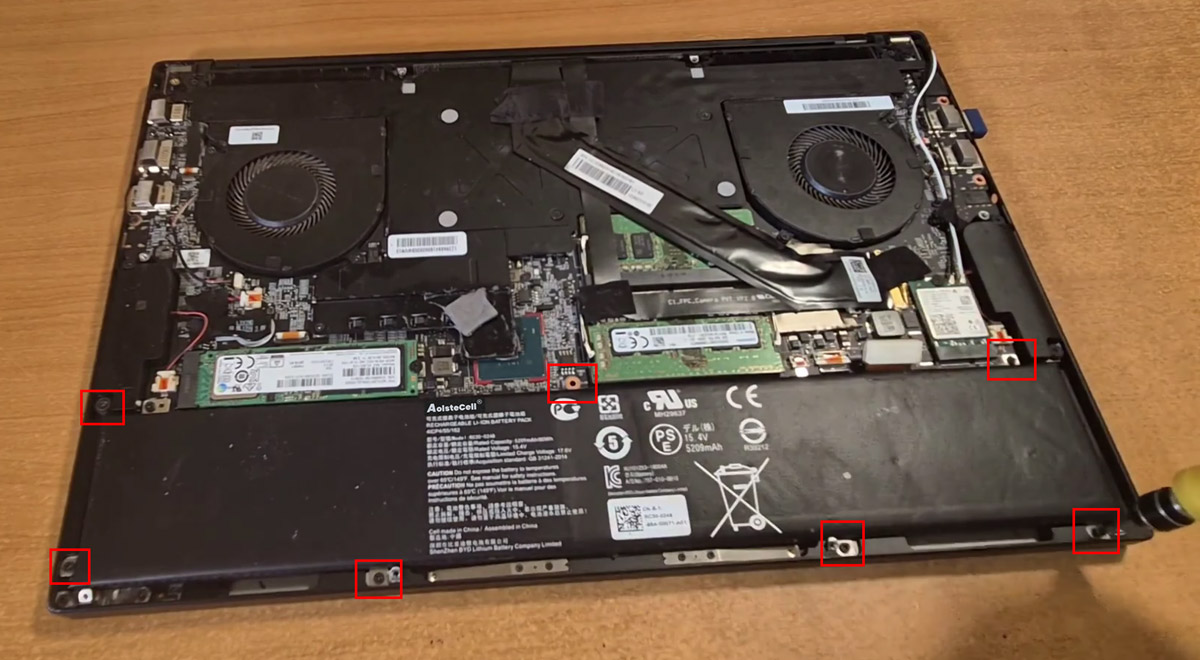 Razer Blade 15 Advanced / RC30-0248 / RZ09-0288 Battery Removal Tutorial